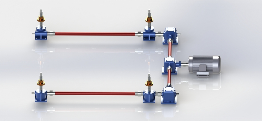 U型4臺聯動升降平臺 U型4臺聯動升降平臺